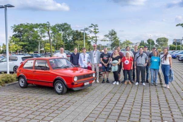 Schweizer GTI Community reiste mit allen acht Generationen aus der Schweiz an.